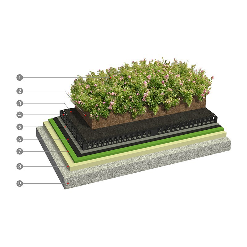 Drainage Cell Plastic Squares high quality